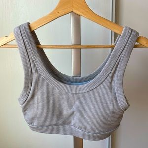 ALO Yoga Gray Sports Bra